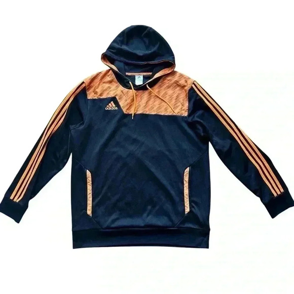 Adidas Men’s climate hoodie size Xl orange/black - Picture 1 of 10